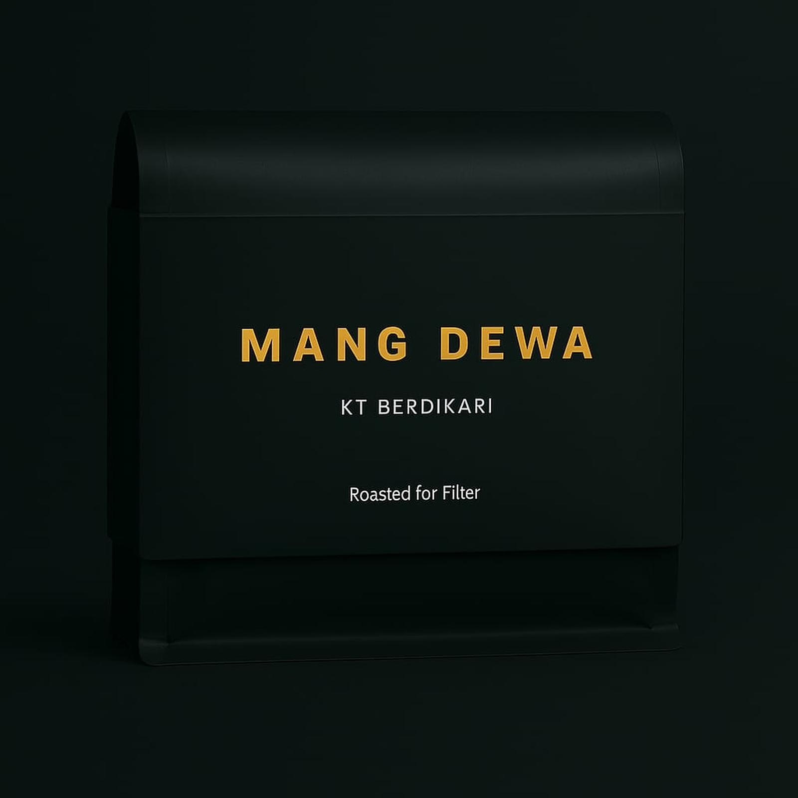 Biji Kopi MANG DEWA roasted for filter by AGROASTERY
